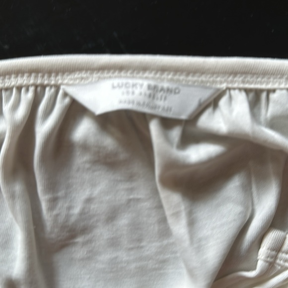 Lucky 🍀 brand top. Cream color - Picture 2 of 5